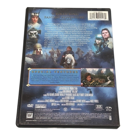 Willow Special Edition DVD Val Kilmer, Warwick Davis - Picture 6 of 10